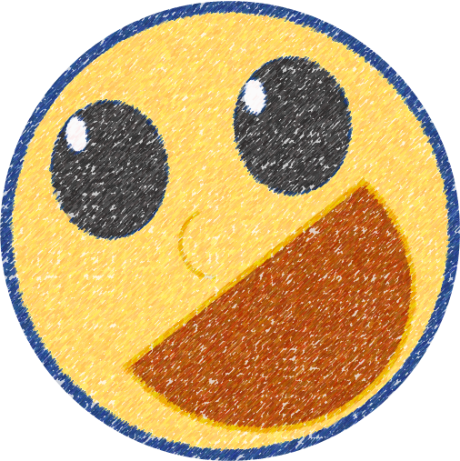 large yellow happy face